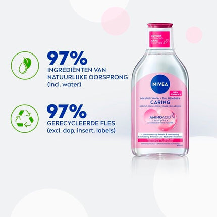 Nivea Caring Micellair Water (400 ml) - van Nivea - Nu verkrijgbaar bij Mijn Voordeelshop!