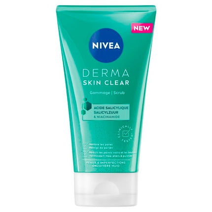 Nivea Derma Skin Clear Scrub (150 ml) 1 Stuk - van Nivea - Nu verkrijgbaar bij Mijn Voordeelshop!