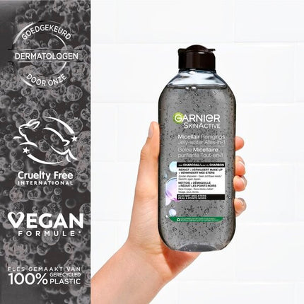 Garnier SkinActive Alles-in-1 Micellair Reinigend Jelly-water met Charcoal (400 ml) - van Garnier - Nu verkrijgbaar bij Mijn Voordeelshop!