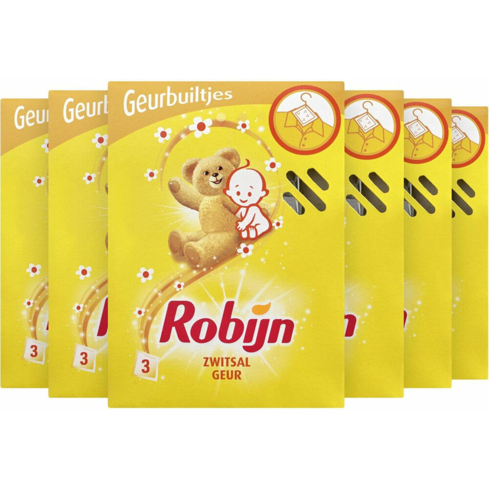 Robijn Geurbuiltjes Zwitsal (3 Stuks) 6 Stuks - van Robijn - Nu verkrijgbaar bij Mijn Voordeelshop!