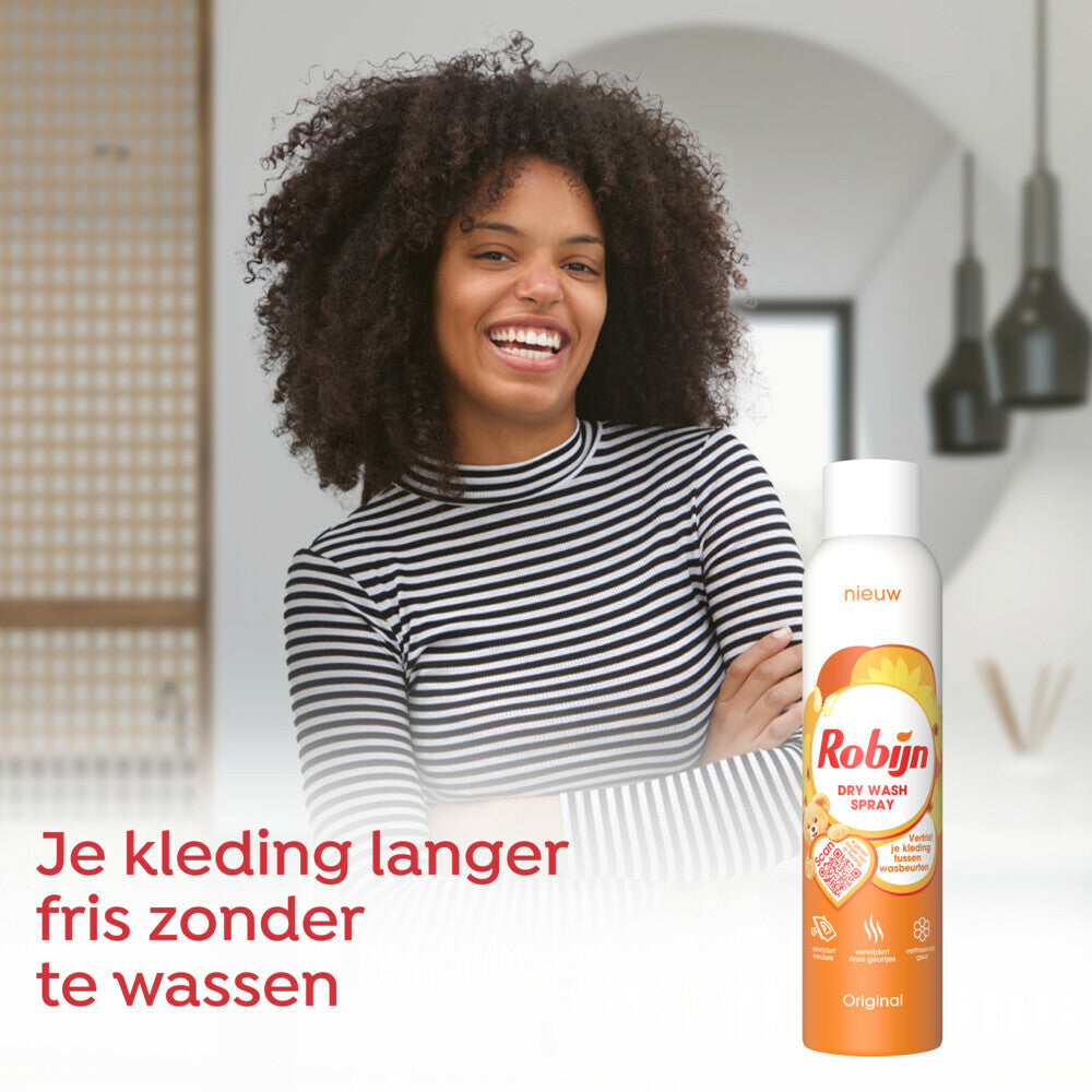 Robijn Original Dry Wash Spray (200 ml) - van Robijn - Nu verkrijgbaar bij Mijn Voordeelshop!