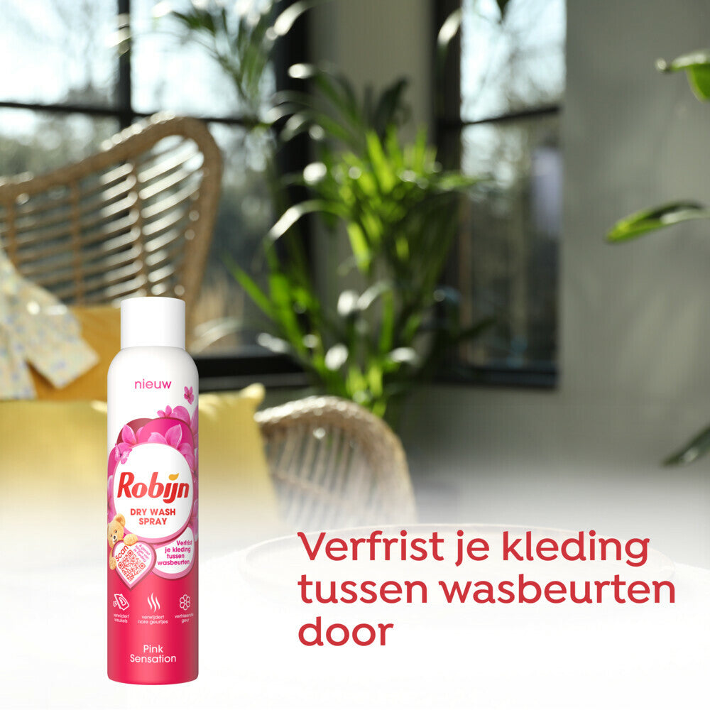 Robijn Dry Wash Pink Sensation (200 ml) - van Robijn - Nu verkrijgbaar bij Mijn Voordeelshop!