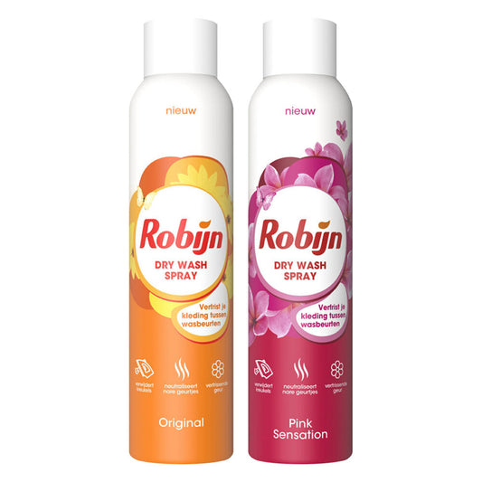 Robijn Dry Wash Pakket (2x200 ml) - van Robijn - Nu verkrijgbaar bij Mijn Voordeelshop!