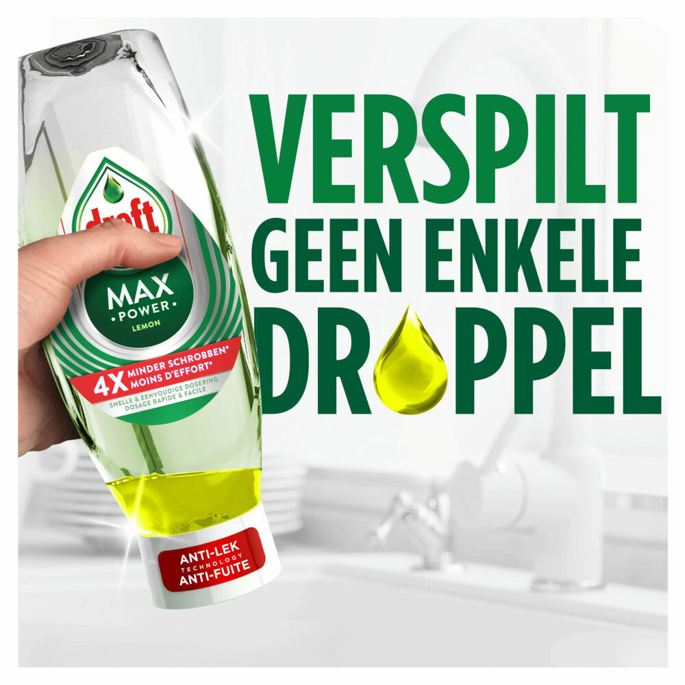 Dreft Max Power Lemon Afwasmiddel (640 ml) - van Dreft - Nu verkrijgbaar bij Mijn Voordeelshop!