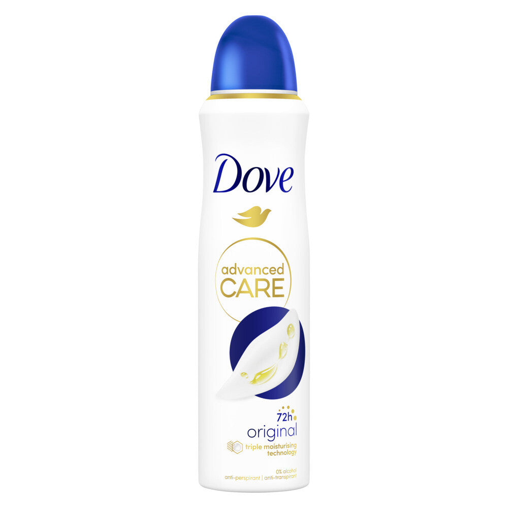 Dove Advanced Care Anti-Transpirant Original Deodorant Spray (150 ml) 1 Stuk - van Dove - Nu verkrijgbaar bij Mijn Voordeelshop!