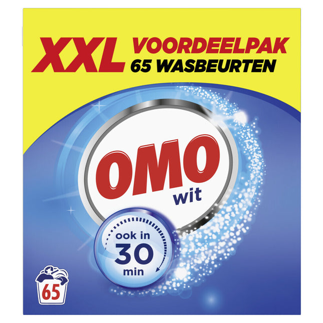 Omo Wit Waspoeder (65 Wasbeurten) - van OMO - Nu verkrijgbaar bij Mijn Voordeelshop!