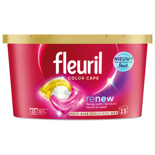 Fleuril Renew Color Caps (15 Wasbeurten) - van Fleuril - Nu verkrijgbaar bij Mijn Voordeelshop!