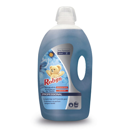 Robijn Professional Wasverzachter Morgenfris (200 Wasbeurten) (5 Liter) 1 Stuk - van Robijn - Nu verkrijgbaar bij Mijn Voordeelshop!