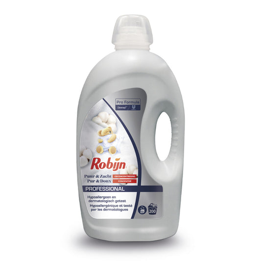 Robijn Professional Wasverzachter Puur & Zacht (200 Wasbeurten) (5 Liter) 1 Stuk - van Robijn - Nu verkrijgbaar bij Mijn Voordeelshop!