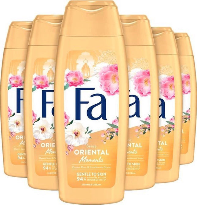 Fa Oriental Moments Douchecrème (250 ml) 6 Stuks - van Fa - Nu verkrijgbaar bij Mijn Voordeelshop!