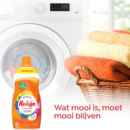 Robijn Klein & Krachtig Classics Color Vloeibaar Wasmiddel (2x34 Wasbeurten) - van Robijn - Nu verkrijgbaar bij Mijn Voordeelshop!