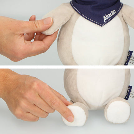Alecto bc351 knuffel wasbeer met rustgevende geluiden en nachtlampje interactieve knuffel - van Alecto - Nu verkrijgbaar bij Mijn Voordeelshop!