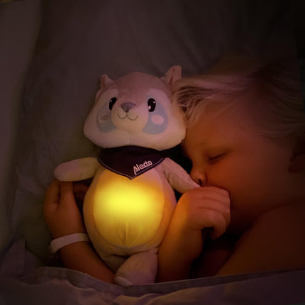 Alecto bc351 knuffel wasbeer met rustgevende geluiden en nachtlampje interactieve knuffel - van Alecto - Nu verkrijgbaar bij Mijn Voordeelshop!