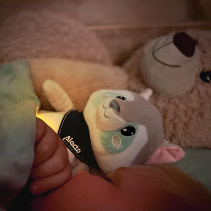 Alecto bc351 knuffel wasbeer met rustgevende geluiden en nachtlampje interactieve knuffel - van Alecto - Nu verkrijgbaar bij Mijn Voordeelshop!