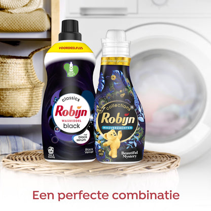 Robijn Classics Klein & Krachtig Black Velvet Vloeibaar Wasmiddel (2x34 Wasbeurten) - van Robijn - Nu verkrijgbaar bij Mijn Voordeelshop!