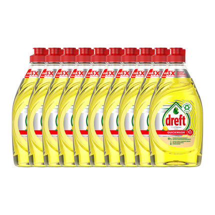 Dreft Platinum Quickwash Lemon Afwasmiddel (350 ml) 10 Stuks - van Dreft - Nu verkrijgbaar bij Mijn Voordeelshop!