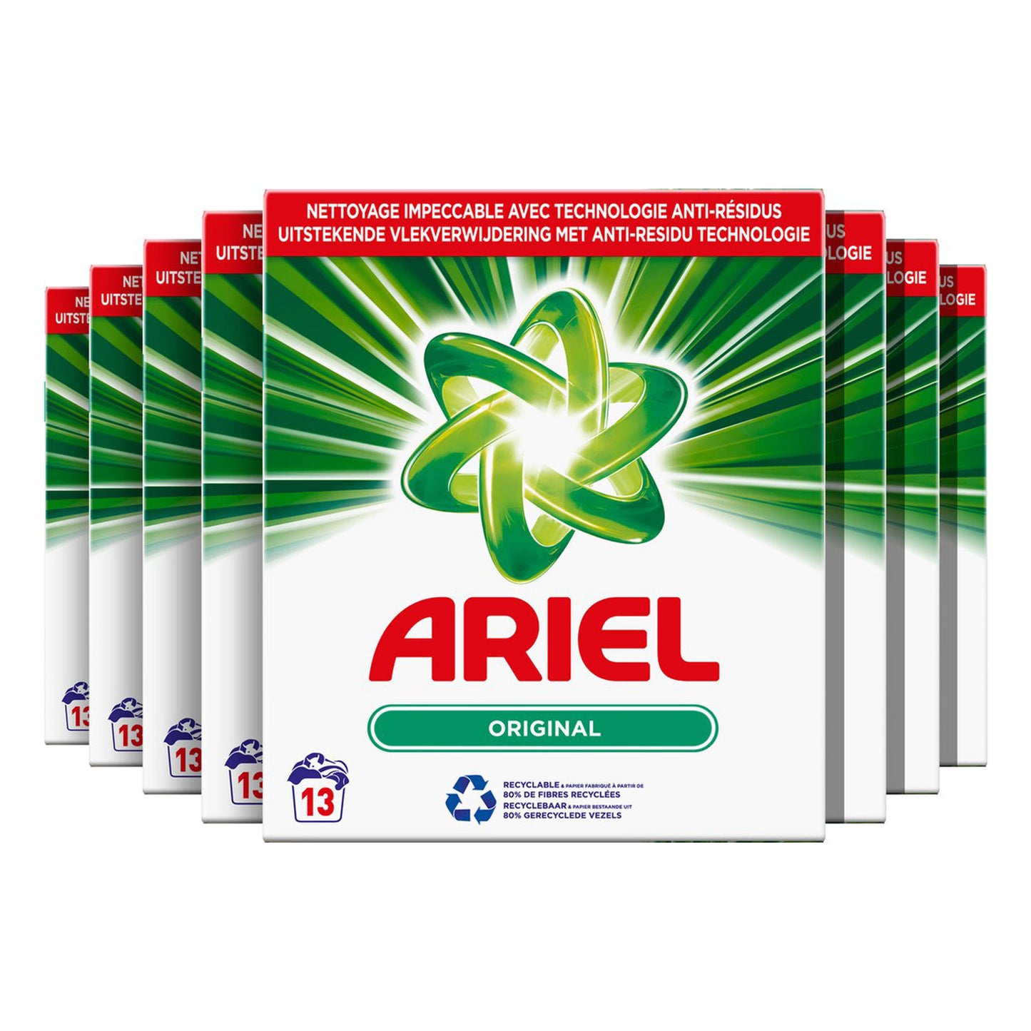 Ariel Waspoeder Regular (780 Gram) (13 Wasbeurten) 8 Stuks - van Ariel - Nu verkrijgbaar bij Mijn Voordeelshop!