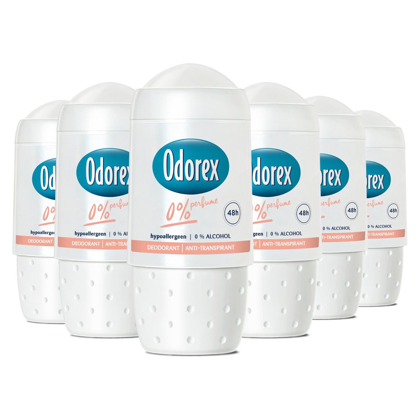 Odorex 0% Perfume Deodorant Roller (50 ml) 6 Stuks - van Odorex - Nu verkrijgbaar bij Mijn Voordeelshop!