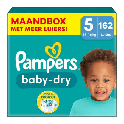 Pampers Baby-Dry Maat 5 Luiers (54 Stuks) 3 Stuks - van Pampers - Nu verkrijgbaar bij Mijn Voordeelshop!