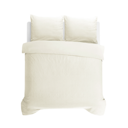 Sleeptime Dekbedovertrek Milano 3D Créme 220 - van Sleeptime - Nu verkrijgbaar bij Mijn Voordeelshop!