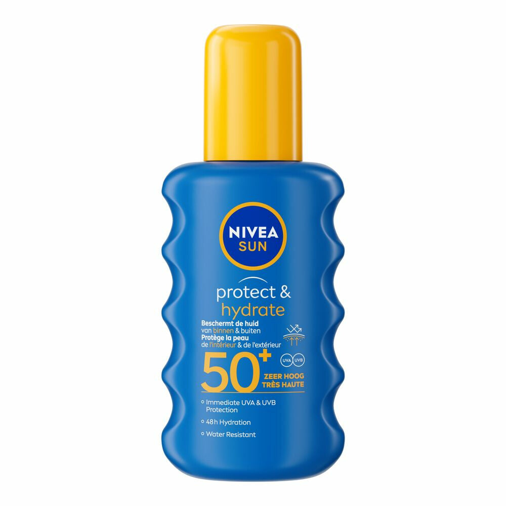 Nivea Sun Protect & Hydrate Zonnespray SPF 50+ (200 ml) - van NIVEA - Nu verkrijgbaar bij Mijn Voordeelshop!