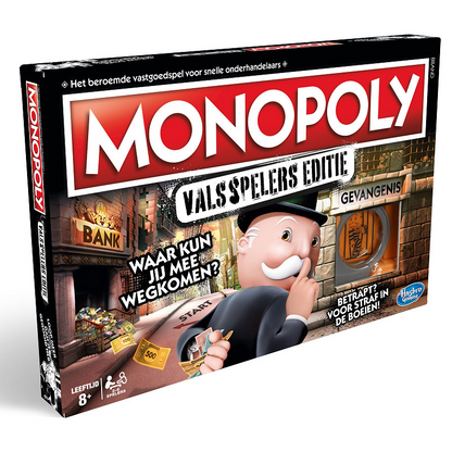 Monopoly Valsspelers Editie Nederlands - van Hasbro - Nu verkrijgbaar bij Mijn Voordeelshop!