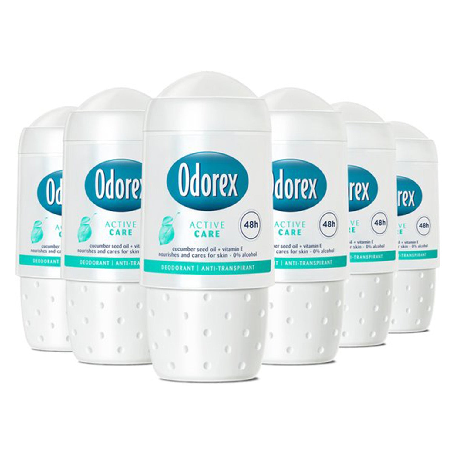 Odorex Active Care Deodorant Roller (50 ml) 6 Stuks - van Odorex - Nu verkrijgbaar bij Mijn Voordeelshop!