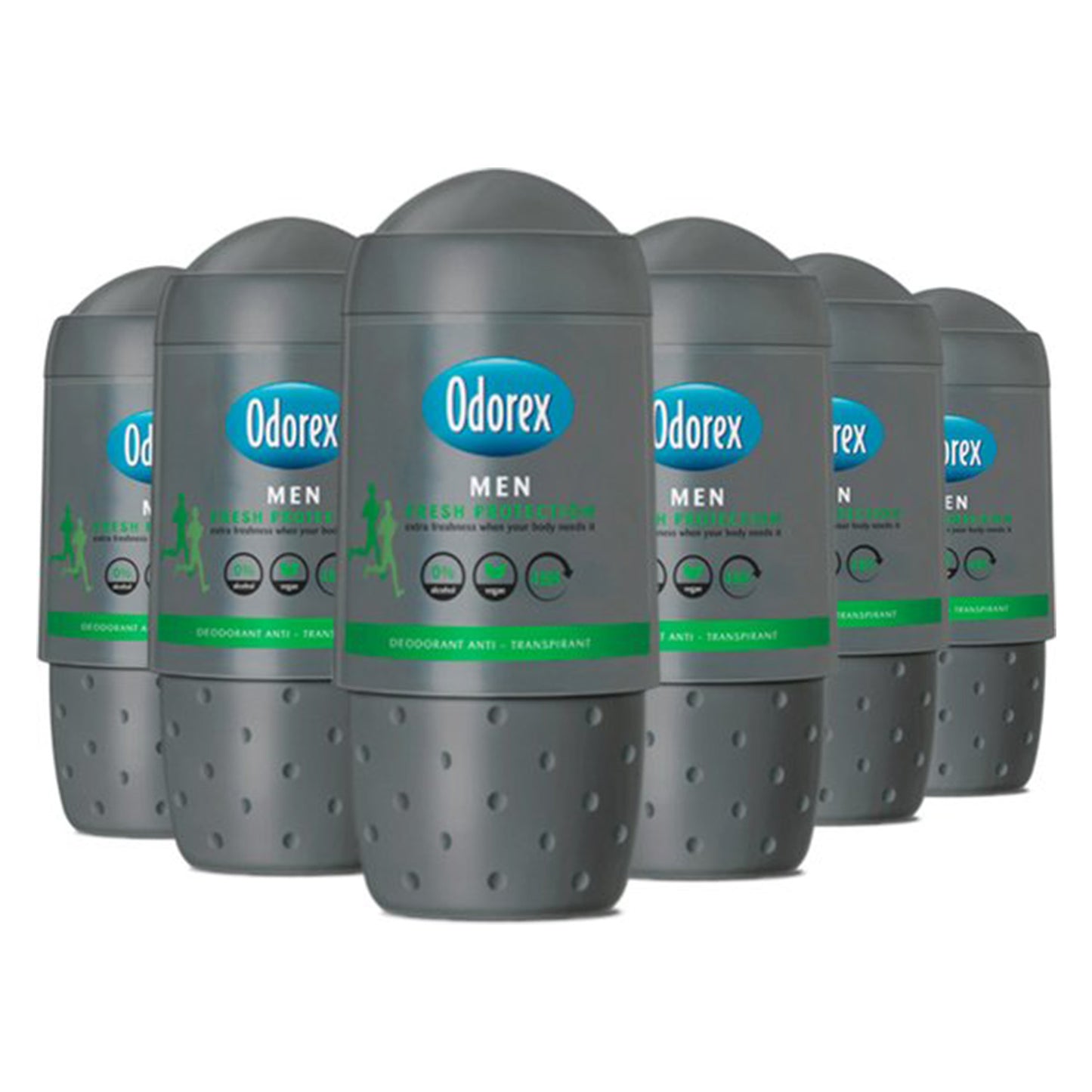 Odorex Men Fresh Protection Deodorant Roller (50 ml) 6 Stuks - van Odorex - Nu verkrijgbaar bij Mijn Voordeelshop!