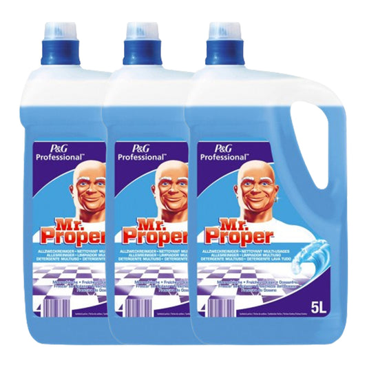 Mr. Proper P&G Alles Reiniger Oceaan (5 Liter) 3 Stuks - van Mr. Proper - Nu verkrijgbaar bij Mijn Voordeelshop!