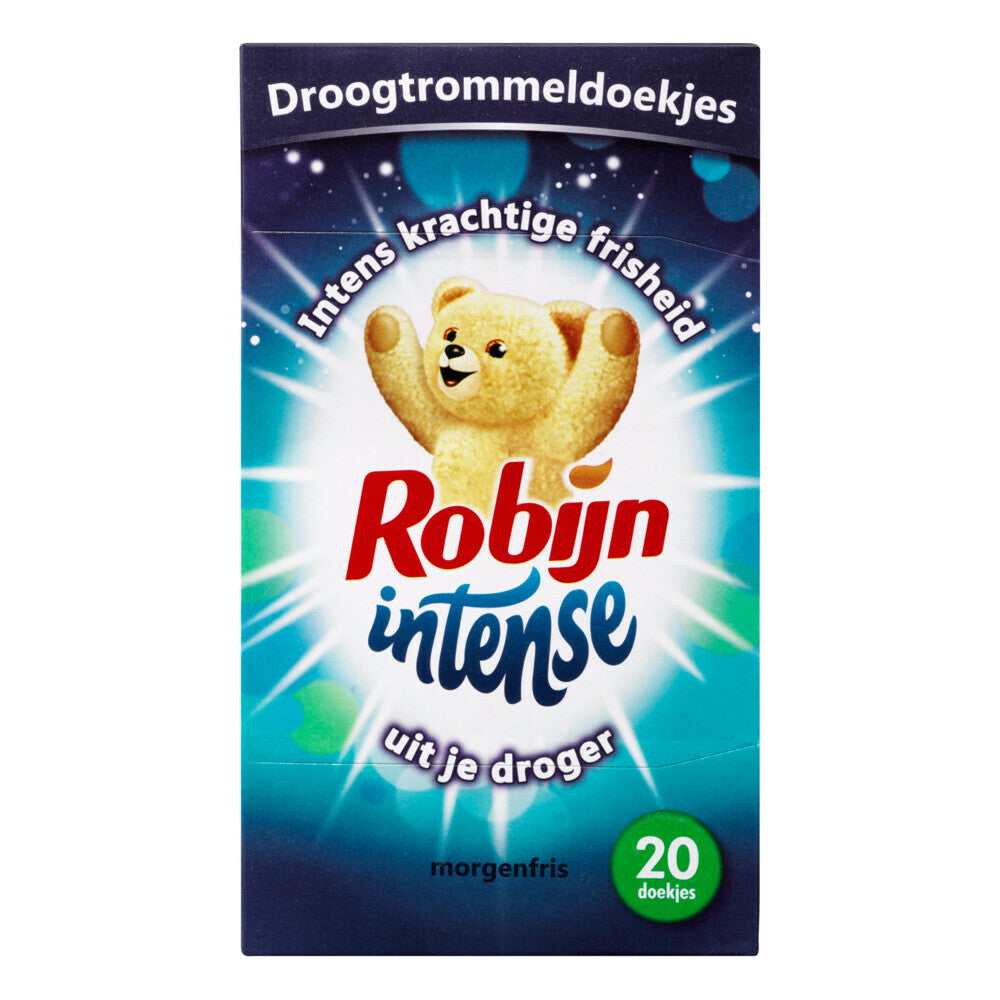 Robijn Intense Droogtrommeldoekjes (20 Doekjes) 1 Stuk - van Robijn - Nu verkrijgbaar bij Mijn Voordeelshop!