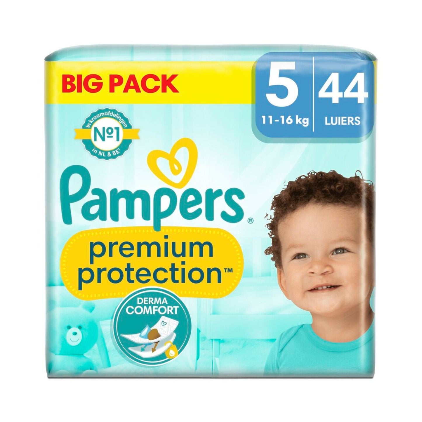 Pampers Premium Protection Maat 5 Luiers (44 Stuks) - van Pampers - Nu verkrijgbaar bij Mijn Voordeelshop!