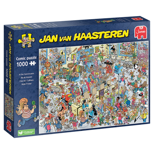 Jan van Haasteren Bij de Kapper (1000 Stuks) - van Jan van Haasteren - Nu verkrijgbaar bij Mijn Voordeelshop!