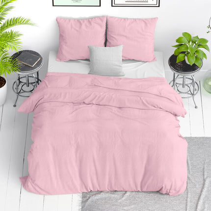 Dreamhouse Stone Washed Roze Dekbedovertrek - van Dreamhouse - Nu verkrijgbaar bij Mijn Voordeelshop!