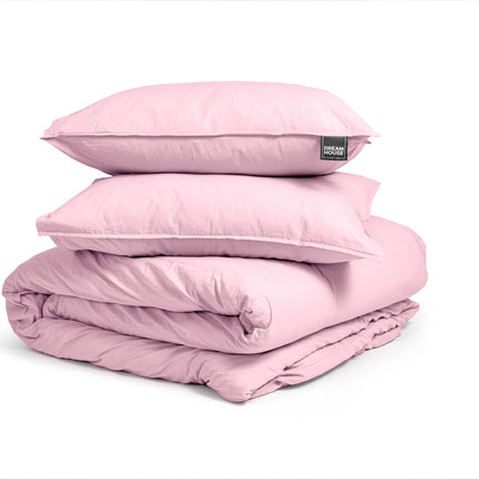 Dreamhouse Stone Washed Roze Dekbedovertrek - van Dreamhouse - Nu verkrijgbaar bij Mijn Voordeelshop!