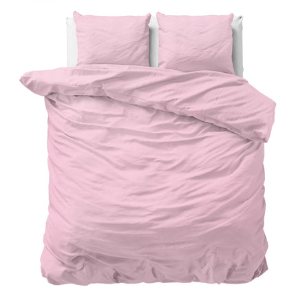 Dreamhouse Stone Washed Roze Dekbedovertrek 220 - van Dreamhouse - Nu verkrijgbaar bij Mijn Voordeelshop!