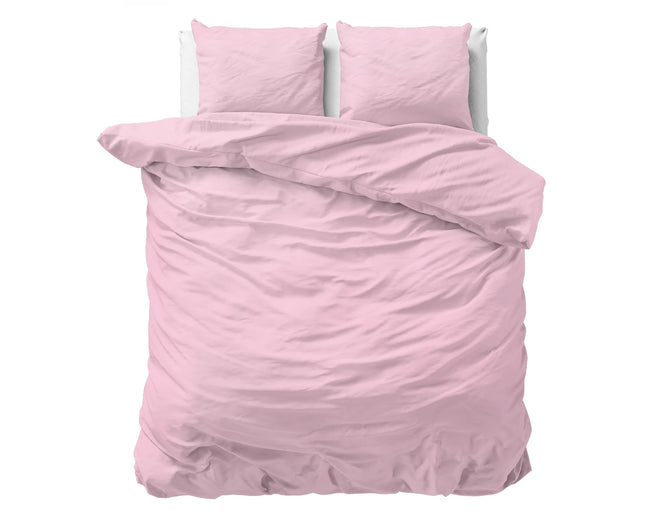 Dreamhouse Stone Washed Roze Dekbedovertrek 220 - van Dreamhouse - Nu verkrijgbaar bij Mijn Voordeelshop!