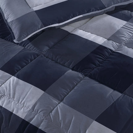 Sleeptime All-in one Lazy dekbed Anne Blauw Met Kussenslopen - van Sleeptime - Nu verkrijgbaar bij Mijn Voordeelshop!