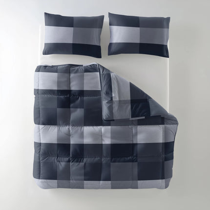Sleeptime All-in one Lazy dekbed Anne Blauw Met Kussenslopen - van Sleeptime - Nu verkrijgbaar bij Mijn Voordeelshop!