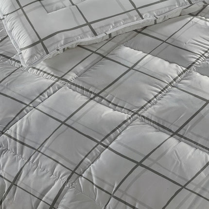 Sleeptime All-in one Lazy dekbed Hannah Grijs Met Kussenslopen - van Sleeptime - Nu verkrijgbaar bij Mijn Voordeelshop!