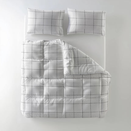 Sleeptime All-in one Lazy dekbed Hannah Grijs Met Kussenslopen - van Sleeptime - Nu verkrijgbaar bij Mijn Voordeelshop!