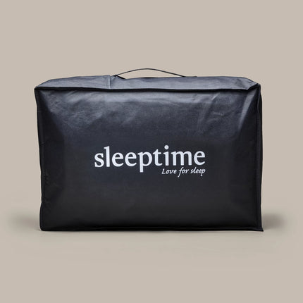 Sleeptime Lazy Velvet Dekbed Zonder Overtrek Taupe/Grijs - van Sleeptime - Nu verkrijgbaar bij Mijn Voordeelshop!