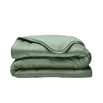 Sleeptime Lazy Velvet Dekbed Zonder Overtrek Groen 240 x 200 - van Sleeptime - Nu verkrijgbaar bij Mijn Voordeelshop!