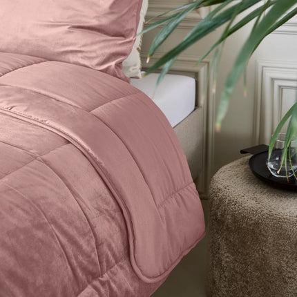 Sleeptime Lazy Velvet Dekbed Zonder Overtrek Oud Roze - van Sleeptime - Nu verkrijgbaar bij Mijn Voordeelshop!