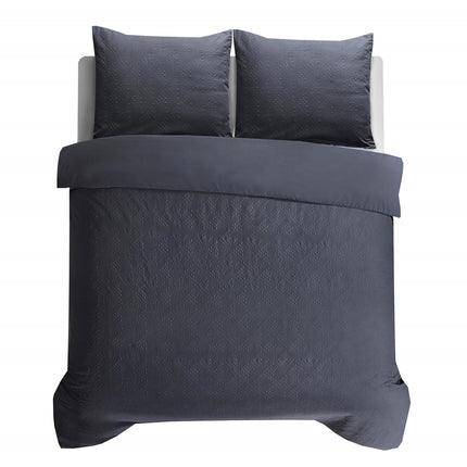 Sleeptime Dekbedovertrek Milano 3D Antraciet 220 - van Sleeptime - Nu verkrijgbaar bij Mijn Voordeelshop!