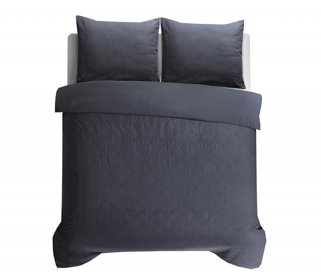 Sleeptime Dekbedovertrek Milano 3D Antraciet 220 - van Sleeptime - Nu verkrijgbaar bij Mijn Voordeelshop!