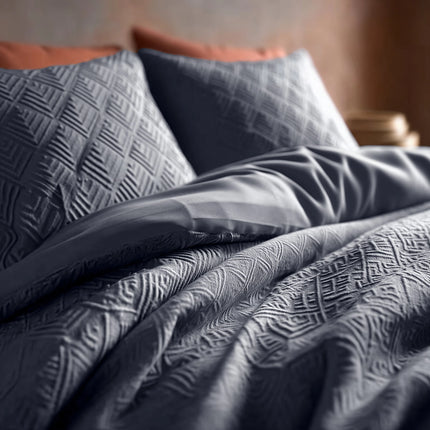 Sleeptime Dekbedovertrek Milano 3D Antraciet - van Sleeptime - Nu verkrijgbaar bij Mijn Voordeelshop!