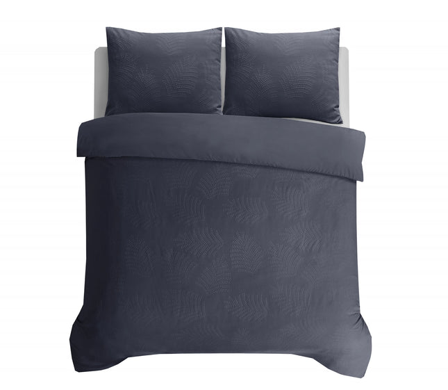 Sleeptime Dekbedovertrek Leaves 3D Antraciet 220 - van Sleeptime - Nu verkrijgbaar bij Mijn Voordeelshop!