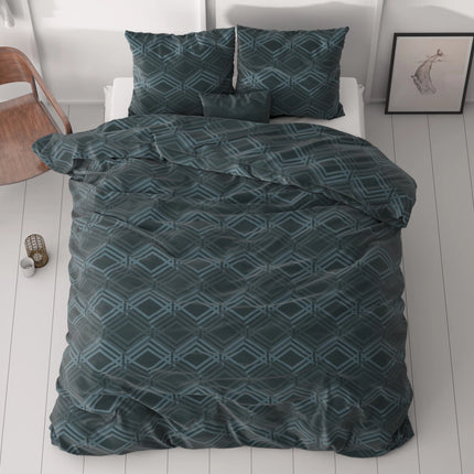 Sleeptime Dekbedovertrek Wavey Navy - van Sleeptime - Nu verkrijgbaar bij Mijn Voordeelshop!
