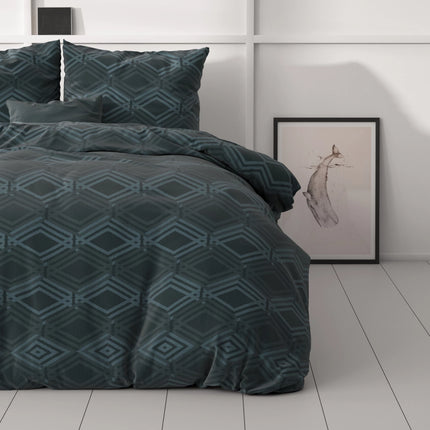 Sleeptime Dekbedovertrek Wavey Navy - van Sleeptime - Nu verkrijgbaar bij Mijn Voordeelshop!