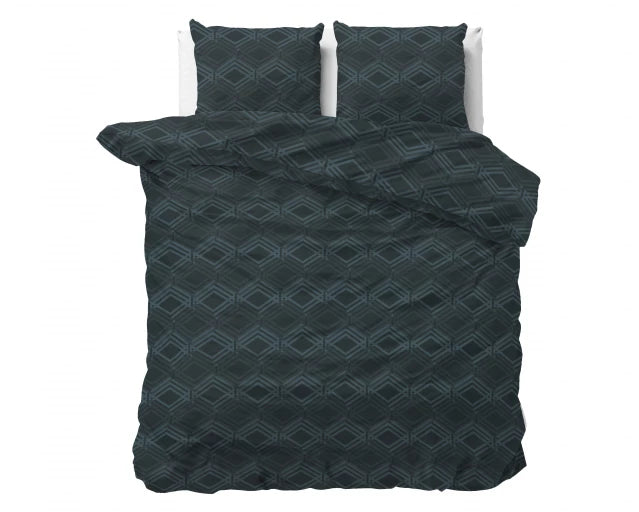 Sleeptime Dekbedovertrek Wavey Navy 220 - van Sleeptime - Nu verkrijgbaar bij Mijn Voordeelshop!